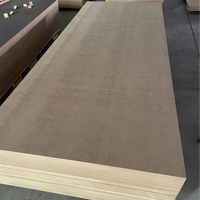 Panneau MDF haute densité 1220x2440mm personnalisé Panneau en bois HDF 12mm 16mm épaisseur feuille MDF ordinaire pour hôtel utilisation personnalisée