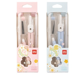Compas Deli 72166 en métal pour étudiants, dessin géométrique, outils de dessin technique, papeterie - Product Image 5