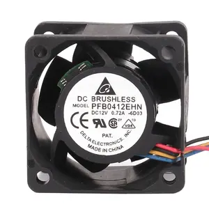 Original delta 24V 48V DC12V 0.72A EC AC 40X40X28MM 4CM 4028 Ultra silent Violent double ball centrifugal PFB0412EHN cooling fan