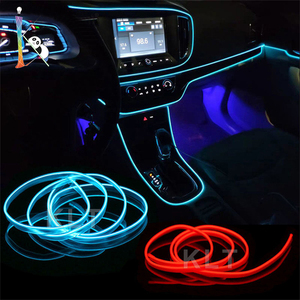 Klt xe lạnh dòng linh hoạt nội thất Đèn Neon phụ trợ dây dẫn EL dây dải điều khiển trang trí dải đèn - Product Image 2