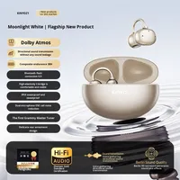 Earbud Sport Pro Berkualitas Tinggi dengan Penjepit Telinga, Earphone Nirkabel dengan Chipset Jerry, Bahan PC+ABS, Hadiah untuk Wanita, Olahraga Lari