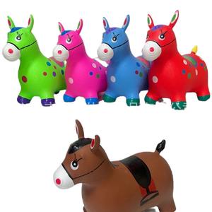 Cheval sauteur gonflable personnalisable pour enfants, jouet animal en plastique épaissi pour le jeu des enfants, personnalisable en usine - Product Image 5