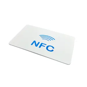 100% ecologico per materiale PLA programmatore ecologico Mafire card prezzo smart Card NFC RFID Card trasparente