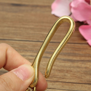 Catena a portafoglio in ottone moda Accessoray per <span class=keywords><strong>uomo</strong></span>, fibbia in ottone puro con catena in ottone e può catena a portafoglio unica personalizzata - Product Image 5