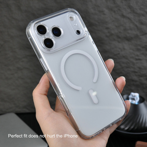 High Quality Clear Yellow Resistant Magnetic Phone <strong>Case</strong> For <strong>iPhone</strong> <strong>17</strong> <strong>Pro</strong> Max <strong>17</strong> Air Anti-UV Mobile Phone Clear Cover - Product Image 5