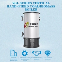 Serie YGL Tubo de agua Vertical Industrial Caldera de aceite caliente de calentador de aceite térmico de biomasa de carbón de baja presión