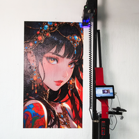 MK01 автоматический Новый Портативный ультрафиолетовый настенный принтер с DX7 печатающей головкой легкая Модульная Машина для малого бизнеса внештатных художников