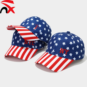 Casquette de baseball réglable à drapeau américain, vente directe usine, pour sports de plein air, idéale pour cadeaux - Product Image 2