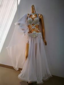 Vente flash - Ensemble de costumes de danse du ventre professionnels pour femmes, tenues de spectacle, costumes de <span class=keywords><strong>danseuse</strong></span> <span class=keywords><strong>Bollywood</strong></span>, vêtements de danse du ventre - Product Image 2