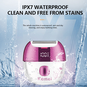 <span class=keywords><strong>KEMEI</strong></span>-Rasoir pour femmes, KM-285, épilateur, épilateur, rasoir pour visage, jambe, aisselles, bras, bikini, ligne de corps - Product Image 3