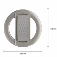 Support magnétique pour téléphone N52, anneau de maintien en silicone, rotation à 360°, hauteur réglable, antidérapant, support de téléphone portable pour tablette et bureau