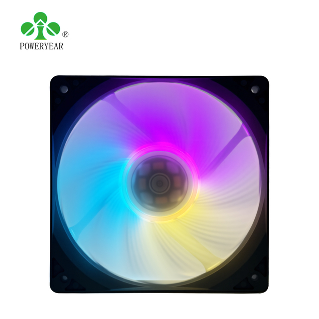Poweryear 12025 5V 12V ARGB High Performance 2000RPM PWM 120mm Rgb Case Radiator Fans PC Cooling Fan
