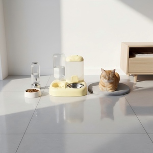 Ciotola 2-in-1 per Cani e Gatti, Dispenser d'Acqua e Ciotola per Cibo in Plastica, Fornitura Diretta dalla Fabbrica - Product Image 4