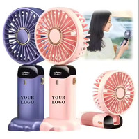Ventilateur de table pliable rechargeable AntarcChill, ventilateur portatif rechargeable, petit ventilateur, mini ventilateur