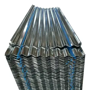 Chapa de aço laminada a frio para telhados galvanizados de ferro e zinco Z30 chapa de metal ondulado