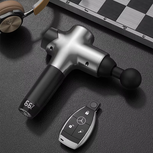 ปืนนวดร่างกาย Fascia ปืนนวดมืออาชีพจอ LCD มอเตอร์สั่นของกล้ามเนื้ออุปกรณ์นวดฟิตเนส - Product Image 6