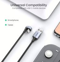 UGREEN Câble USB C créatif en forme de U 6A MAX Type C Câble en nylon tressé à chargement rapide
