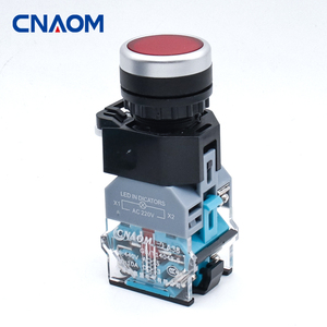 Bán Buôn Nâng Cấp Phong Cách Bạc Điểm Tiếp Xúc LA38-11TD 22Mm, Tự Khóa, Với Đèn 1NO + 1NC Đầu Phẳng Đẩy Nút Chuyển Đổi - Product Image 2