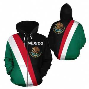 Mexico <span class=keywords><strong>Element</strong></span> Print Zipper Sudaderas con capucha para <span class=keywords><strong>hombre</strong></span> Imprimir bajo demanda Dropship Fall Zip Sudaderas Loose Personality Man Hoodie para <span class=keywords><strong>hombre</strong></span> - Product Image 2