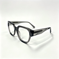 Montures optiques en acétate épaisses et carrées de style vintage en gros, montures de lunettes de luxe personnalisées à monture complète pour verres correcteurs