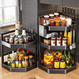 High Quality Best Pricing Double Tier Wall Mounted Folding Dish and Bowl <b>Storage</b> Holder - Product Image 2