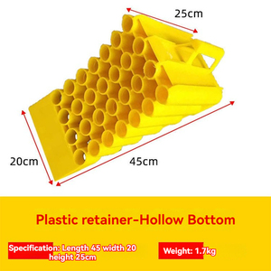 Chất lượng cao bền Polyurethane tốc độ vết sưng xe bánh xe chock <span class=keywords><strong>Dolly</strong></span> giảm khối bánh xe nêm mới tốc độ cao va chạm - Product Image 6