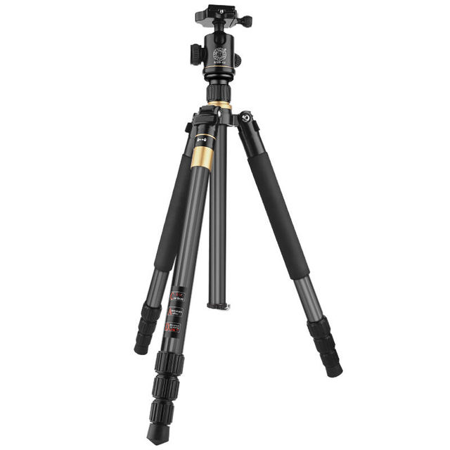 QZSD Q222C Carbon Fiber Tripod ,Compact Camera Tripod with Ball Head for Photography