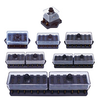 Boîte à fusibles 2/4/6/8/12 voies avec 2/4/6/8/12 fusibles pour circuit standard ATO 12V 24V