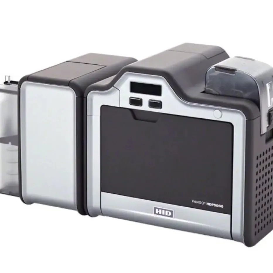 Оригинальный принтер Fargo HDP5000 с сублимационной полимерной термотрансферной пластмассой