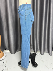 <span class=keywords><strong>Jeans</strong></span> a Zampa Skinny da Donna 2025, <span class=keywords><strong>Vita</strong></span> Alta con Bottoni, Elastici e Traspiranti, Casual - Product Image 3