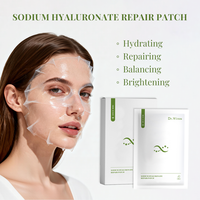 Masque facial à l'acide hyaluronique, hydratation intense, réparation post-laser, réparation de la barrière cutanée pour peaux sensibles, usage professionnel en clinique