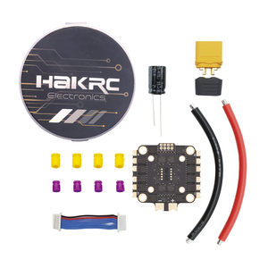 HAKRC F405 V3 45-50A Stack 4 en 1 ESC BLHeli 30.5x30.5 Accesorio para Drones DIY Compatible con 2-6S Indicador de Batería LED de 4 Niveles 8 - Product Image 2