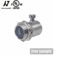 Connecteur à vis EMT en zinc moulé sous pression pour raccordement de conduit électrique EMT à boîte de jonction