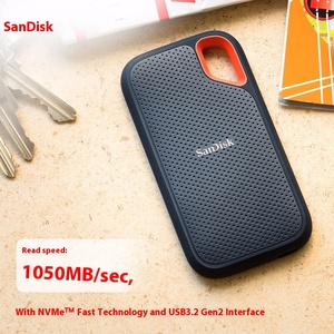 E61500GB 1TB 2TB 4TB 8TB Externo USB3.2 Laptop Portátil SSD Novo Plástico 1050 MB/s Velocidade de leitura/gravação E61 PSSD para Sandisk - Product Image 3