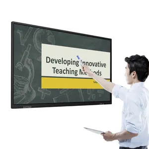 20 puan akıllı tahta öğretim 96 inç interaktif Tv dokunmatik ekran beyaz tahta