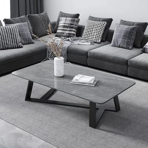 โต๊ะกาแฟหินเผา ทนทาน ดีไซน์ทันสมัย กันน้ำ และทำความสะอาดง่าย เหมาะสำหรับห้องนั่งเล่น - Product Image 2