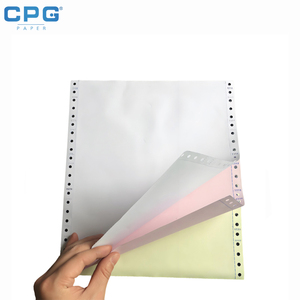 Papier autocopiant personnalisé de qualité supérieure 50 g/m² CB CFB CF NCR, unité de forme continue pour ordinateur, pour carnets de reçus et de factures - Product Image 1