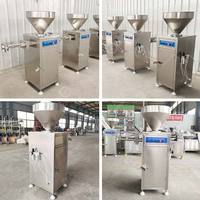 Nouvelle machine à saucisses entièrement électrique automatique à piston, avec fonction de torsion, haute productivité, pour usage commercial
