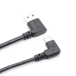 Cable USB C de 90 Grados en Ángulo Recto, Cable Tipo C, Cable de Carga USB A a Tipo C en Ángulo Izquierdo y Derecho de 90 Grados - Product Image 1