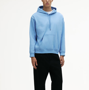 Sudadera con capucha de gran tamaño personalizada para hombre, Sudadera de punto de algodón, tela suave transpirable con logotipo personalizado disponible - Product Image 2