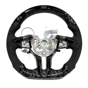 Volante de Coche con Pantalla LED, Negro, de Fibra de Carbono Forjada, para Hyundai I30N, Elantra <span class=keywords><strong>N</strong></span>, Sonata, DIY, Envío Directo - Product Image 1