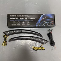 Feu de positionnement pour passage de roue de voiture, clignotant de feutre avant, feu de jour