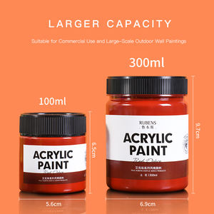 Rubens Factory, produit phare, pigment <span class=keywords><strong>acrylique</strong></span> de haute qualité, 48 couleurs, vente en <span class=keywords><strong>gros</strong></span>, <span class=keywords><strong>tube</strong></span> unique de 100 ml - Product Image 6