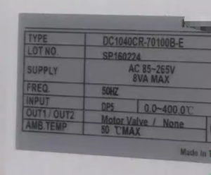 NUEVO Controlador de Temperatura DC1040CR-70100B-E - Product Image 2
