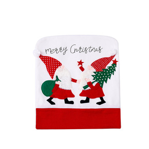 Decoración Navideña Transfronteriza de Papá Noel: Servilleta de Tela, Funda de Almohada, Juego de Sillas, Salvamanteles, Calcetín y Adorno Colgante - Product Image 5