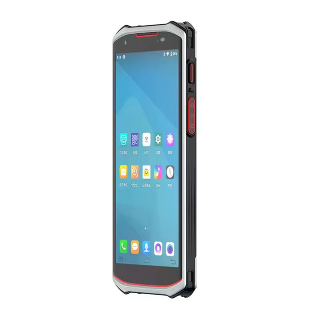 CMX-F502 Super Thin Android13 Rugged Mobile Data Terminal Rugged PDA Handheld Smartphone With Rubber Case and Belt for Inventory