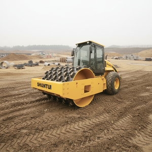 Rouleau vibratoire à tambour unique Shantui SR20MPA de 20 tonnes, haute efficacité pour les projets d'asphalte et routiers - Product Image 1