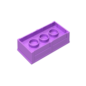 GoBricks GDS-D083รางหญ้า1X3ชิ้นส่วนอิฐขนาดใหญ่ - Product Image 5