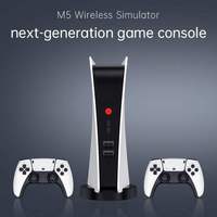 Nouvelle console de jeu vidéo sans fil rétro 64G 128G, dongle TV de jeu 4K HD avec manette intégrée, 3500/10000 jeux intégrés pour PS1/SFC/FC