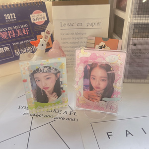 Cadre acrylique standee Original Polaroid Pique-Nique Ours Cadre Photo Acrylique Tiele 3 pouces Carte Insertion Stand - Product Image 2